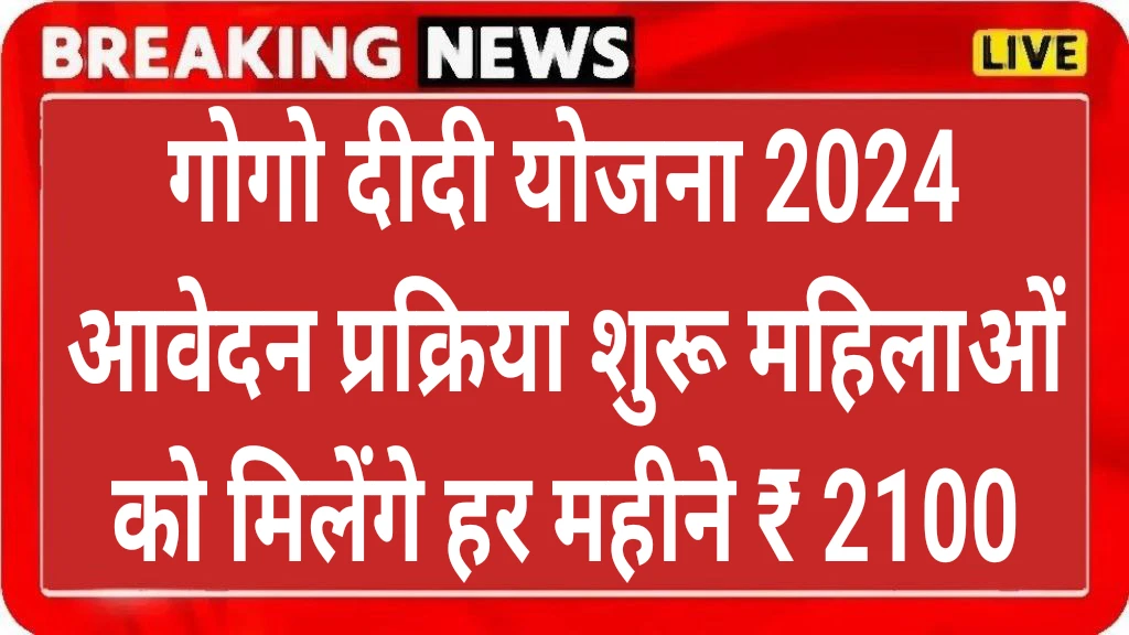 Gogo Didi Yojana Application Form 2024